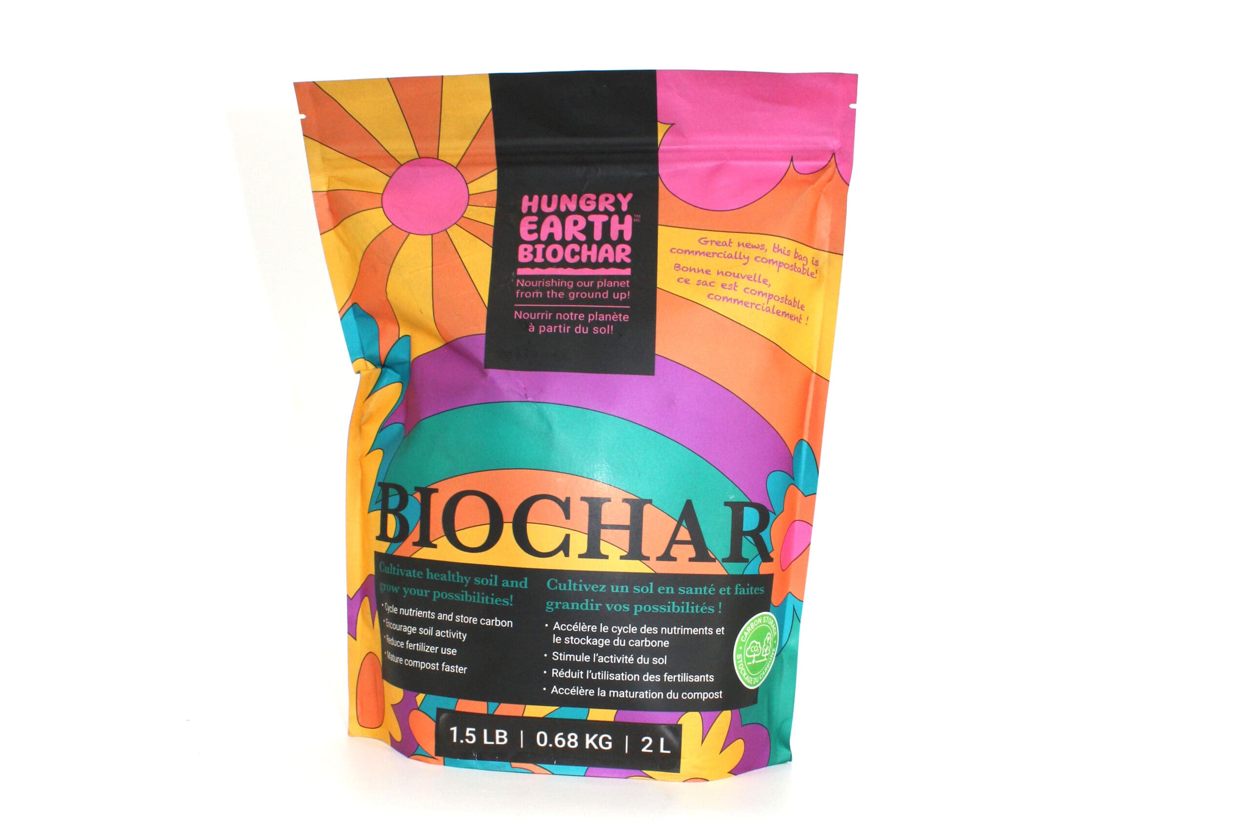 Soil amendment Biochar Hungry Earth