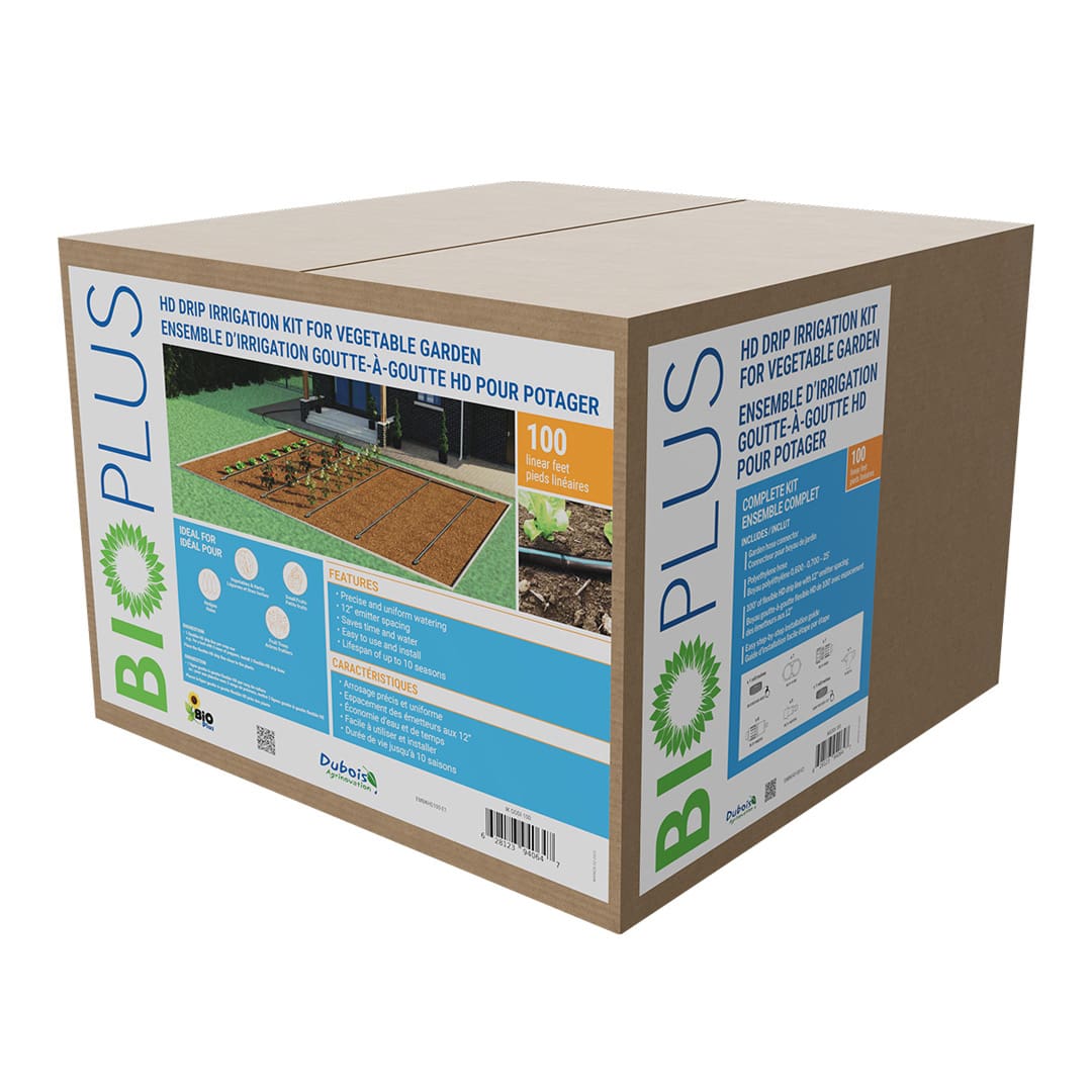 Bio Plus™ 100' HD Drip Irrigation Kit for Vegetable Garden