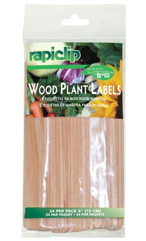  Rapiclip étiquettes en bois pour identification